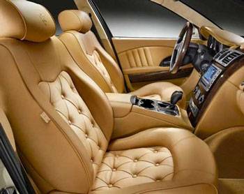 car leather and fabric upholstery